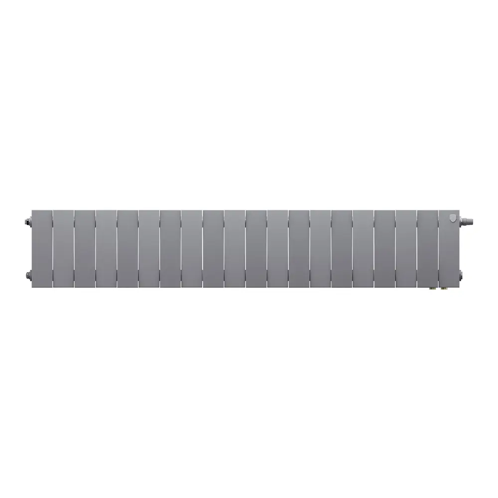 Радиатор секционный Royal Thermo PianoForte VDR80 200/10 20 секций нижнее правое подключение биметалл серый 89408795 STLM-2170754 