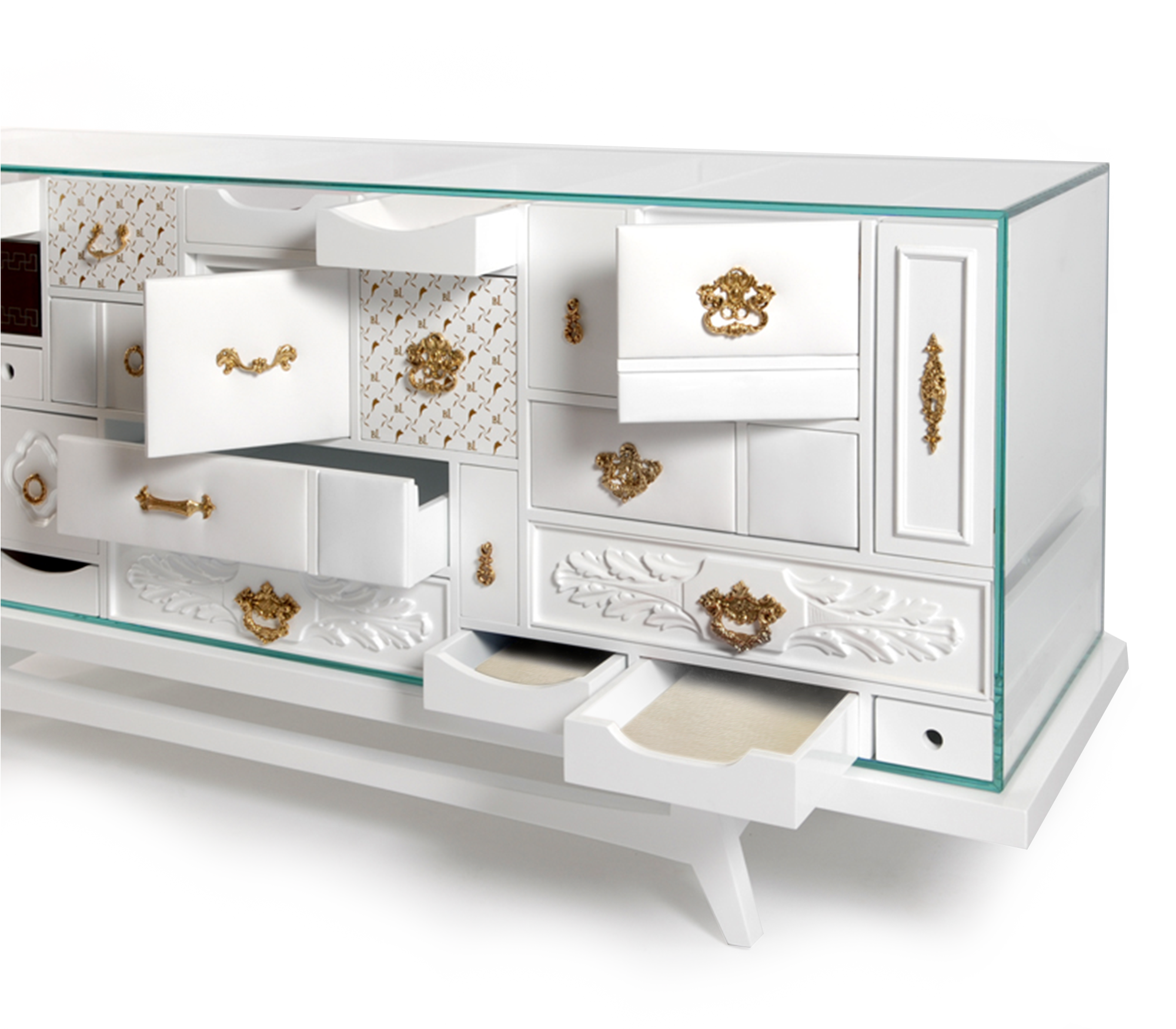 0-320 Буфет Mondrian белый  Boca Do Lobo  - Вид №2