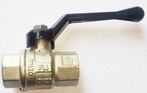 Кран шаровый TIEMME  3/4" ВВ ручка URAGANO