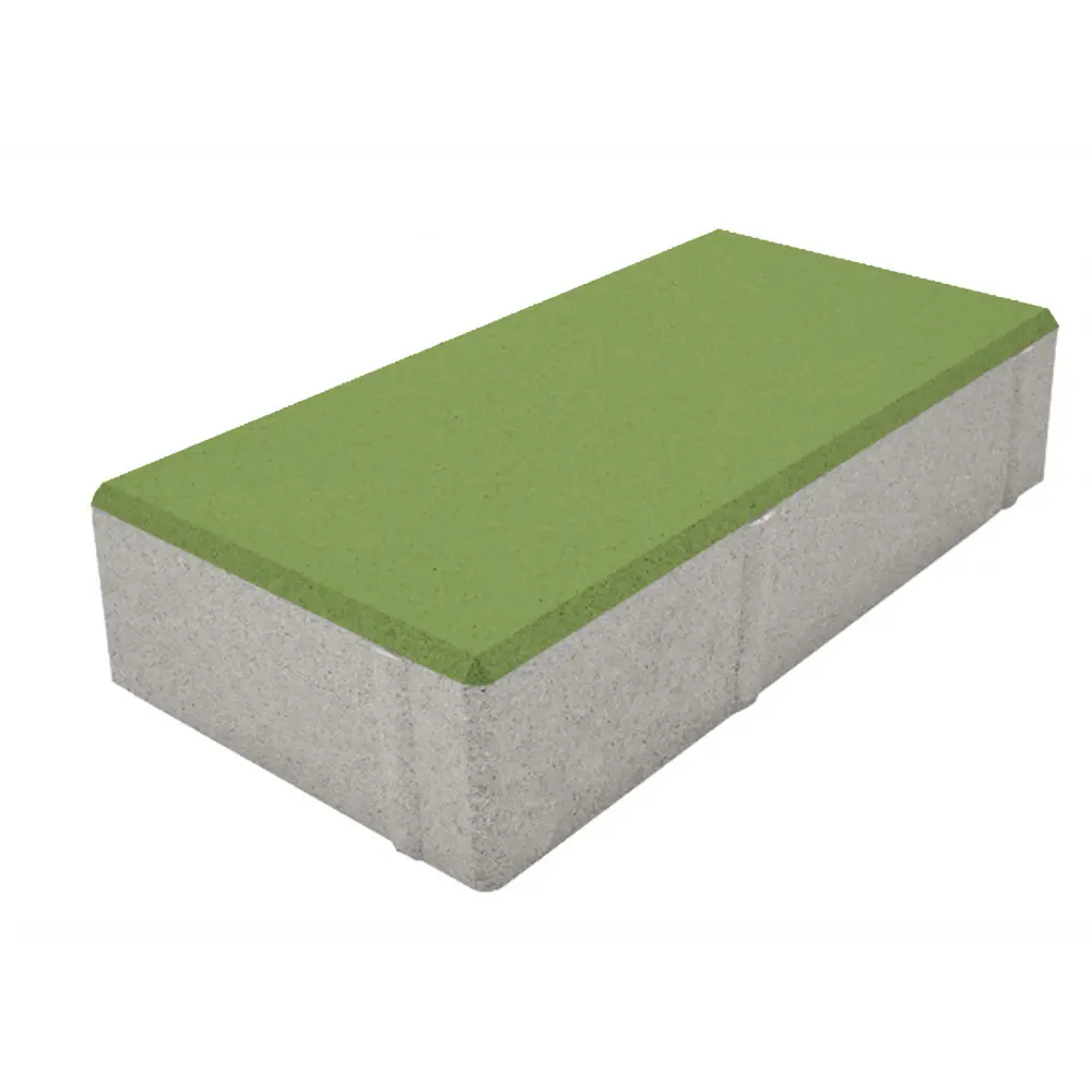 Плитка тротуарная Призма 200x100x50 мм цвет зеленый Santreyd STLM-2036508