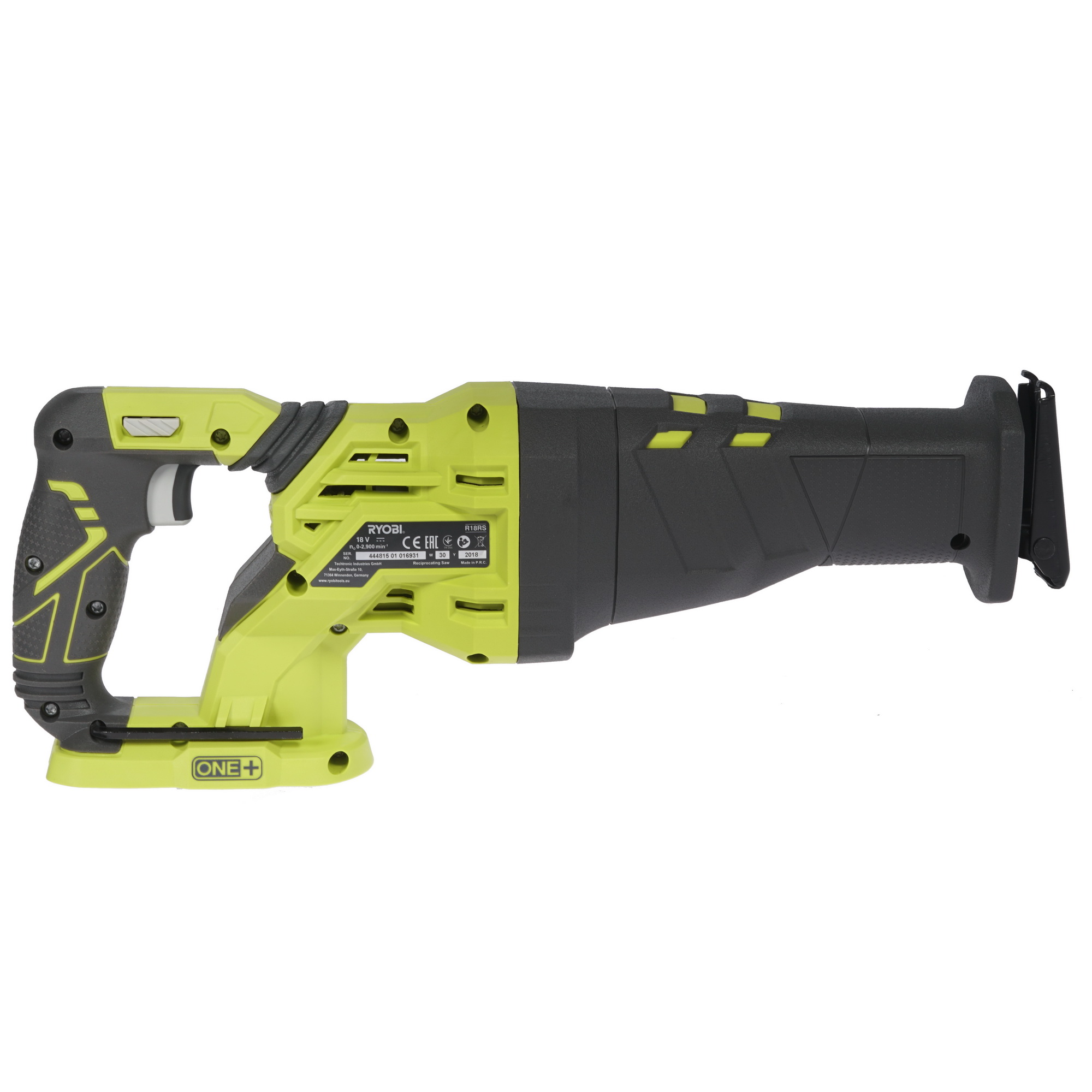 Сабельная пила Ryobi R18RS-0 ONE+ 18V  , Без ЗУ, Без АКБ 1132815 STDN-0067022 - Вид №1