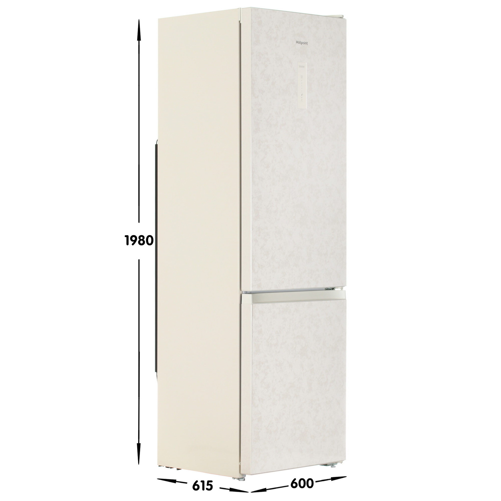 5457091 Холодильник с морозильником   Hotpoint HT 6200 AB бежевый STDN-0005995 - Вид №6