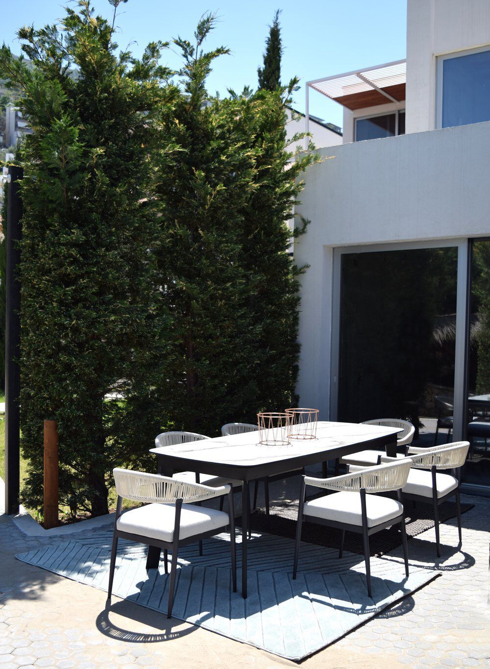 Алюминиевый садовый стул с подлокотниками ABLE MIRANDA ARCH-00071581 - Вид №5