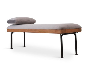 Деревянная мягкая скамейка