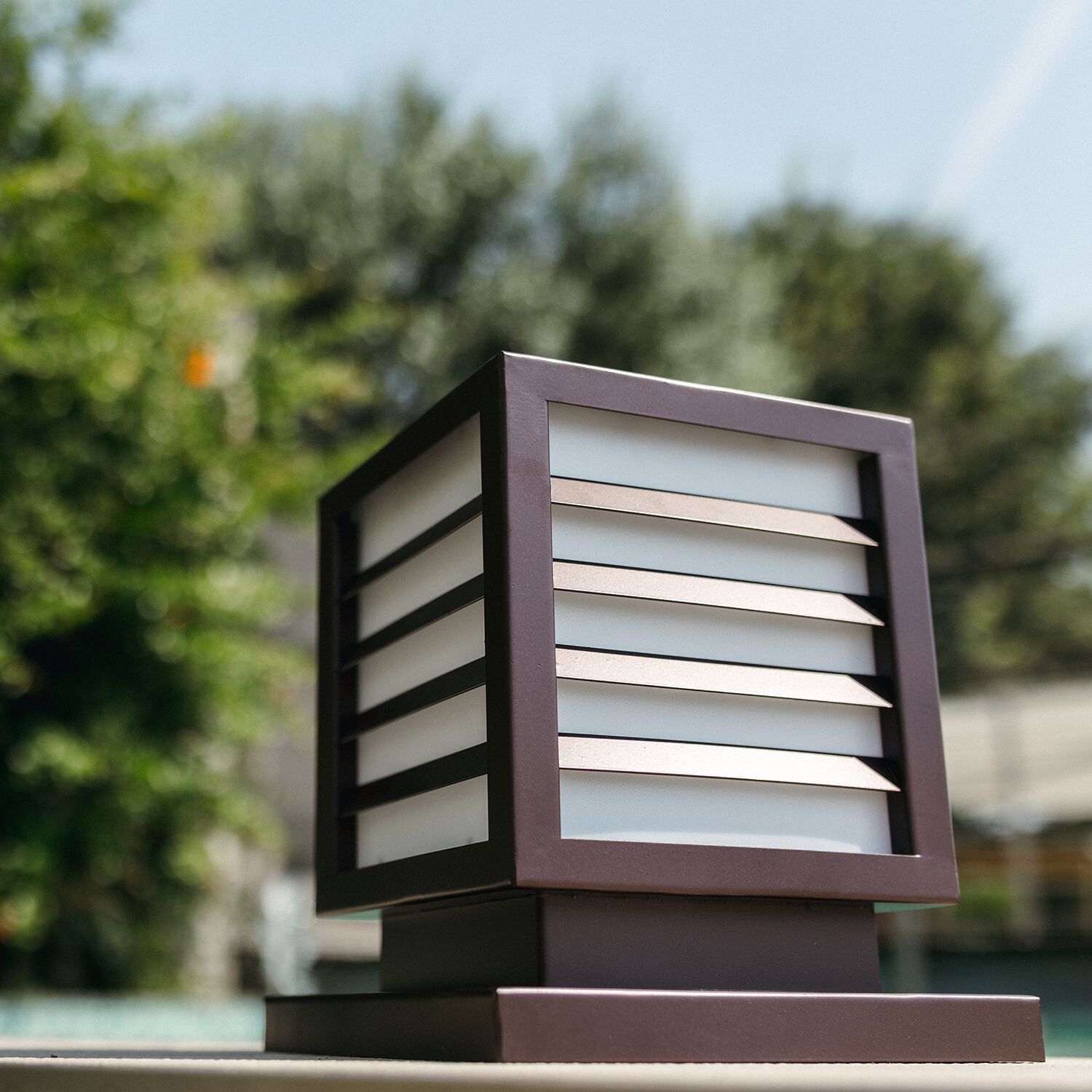 Из нержавеющей стали солнечной энергии открытый торшер Maanta SOLAR QUB ARCH-00034091 - Вид №4