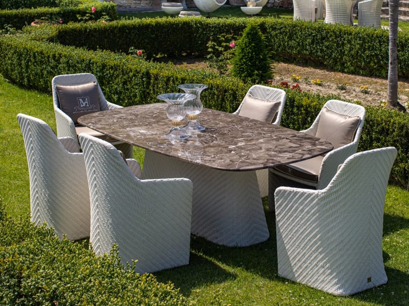 Прямоугольный садовый стол Samuele Mazza Outdoor Kenzia ARCH-00084482