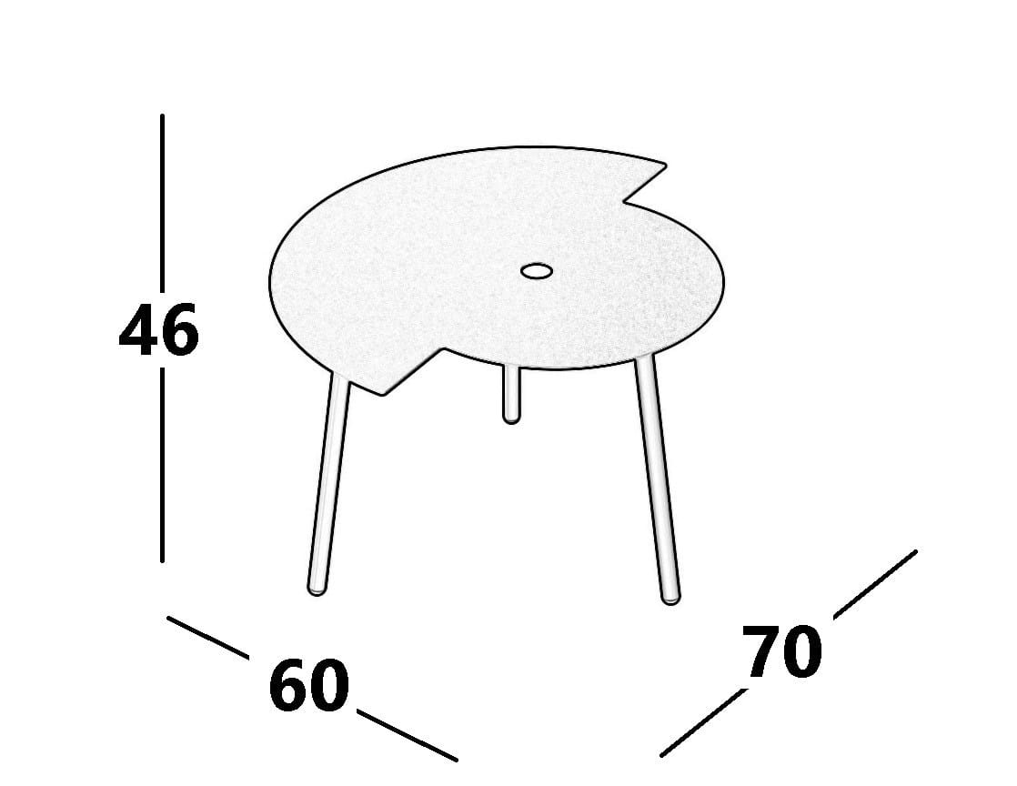 Металлический журнальный столик Luxy Crono ARCH-00142302 - Вид №7