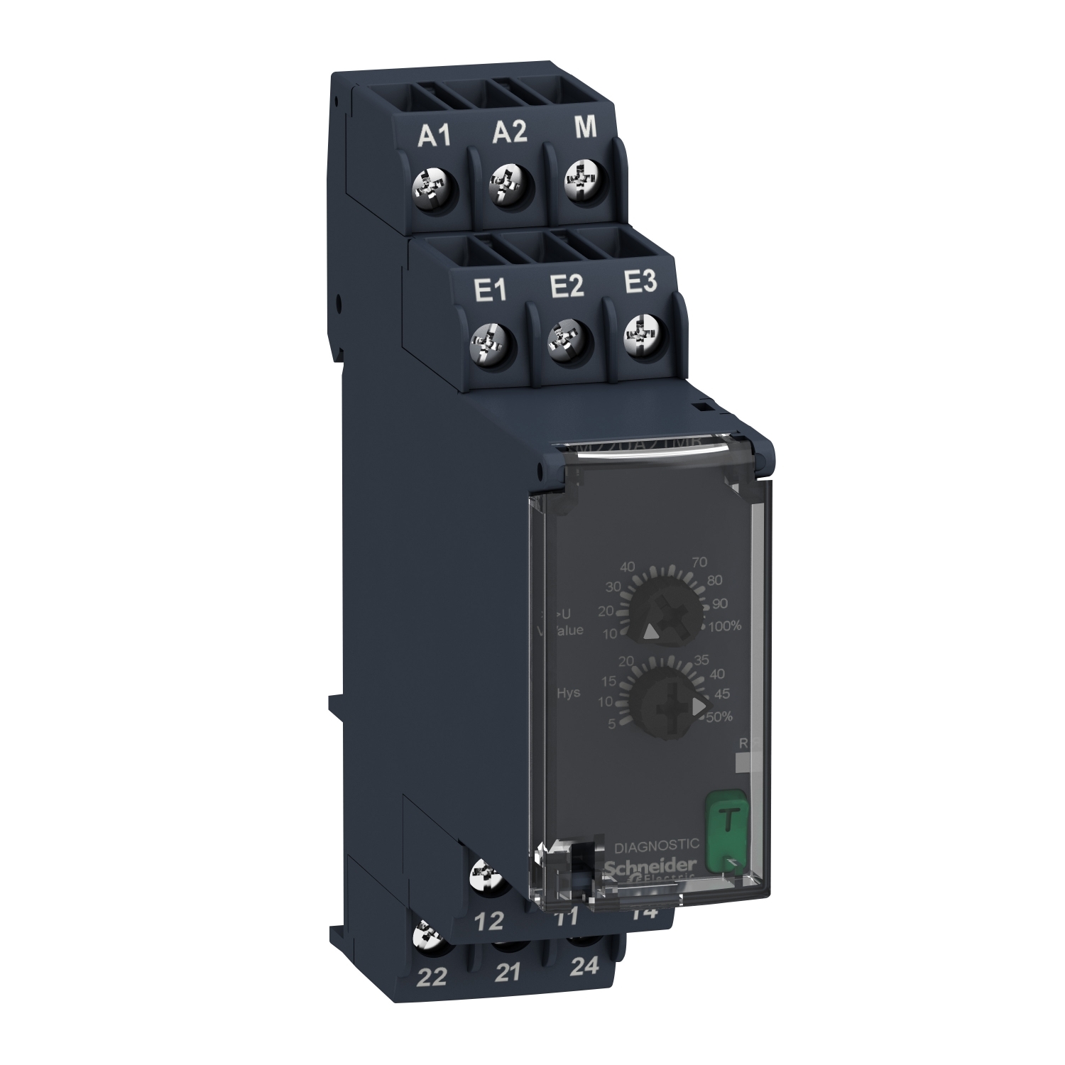 RM22UA21MR РЕЛЕ КОНТРОЛЯ ПОВЫШЕННОГО НАПРЯЖЕНИЯ Schneider Electric Компоненты управления 