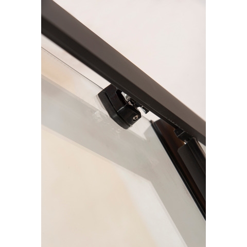 Orange E02-120TB Душевое ограждение с раздвижной дверкой. Габариты 120х190 см. Черный Хром sun-id-1517005 - Вид №2