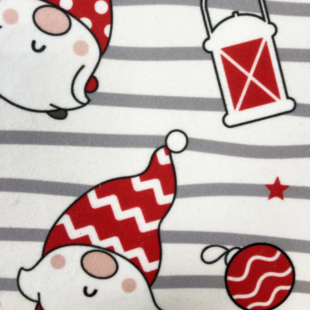 Плед Гномики-сластёны 120x150 см флис цвет серый Ardenza Новогодняя STLM-2058081 - Вид №1