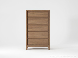 130_312 Комод с 5 ящиками Karpenter Solid