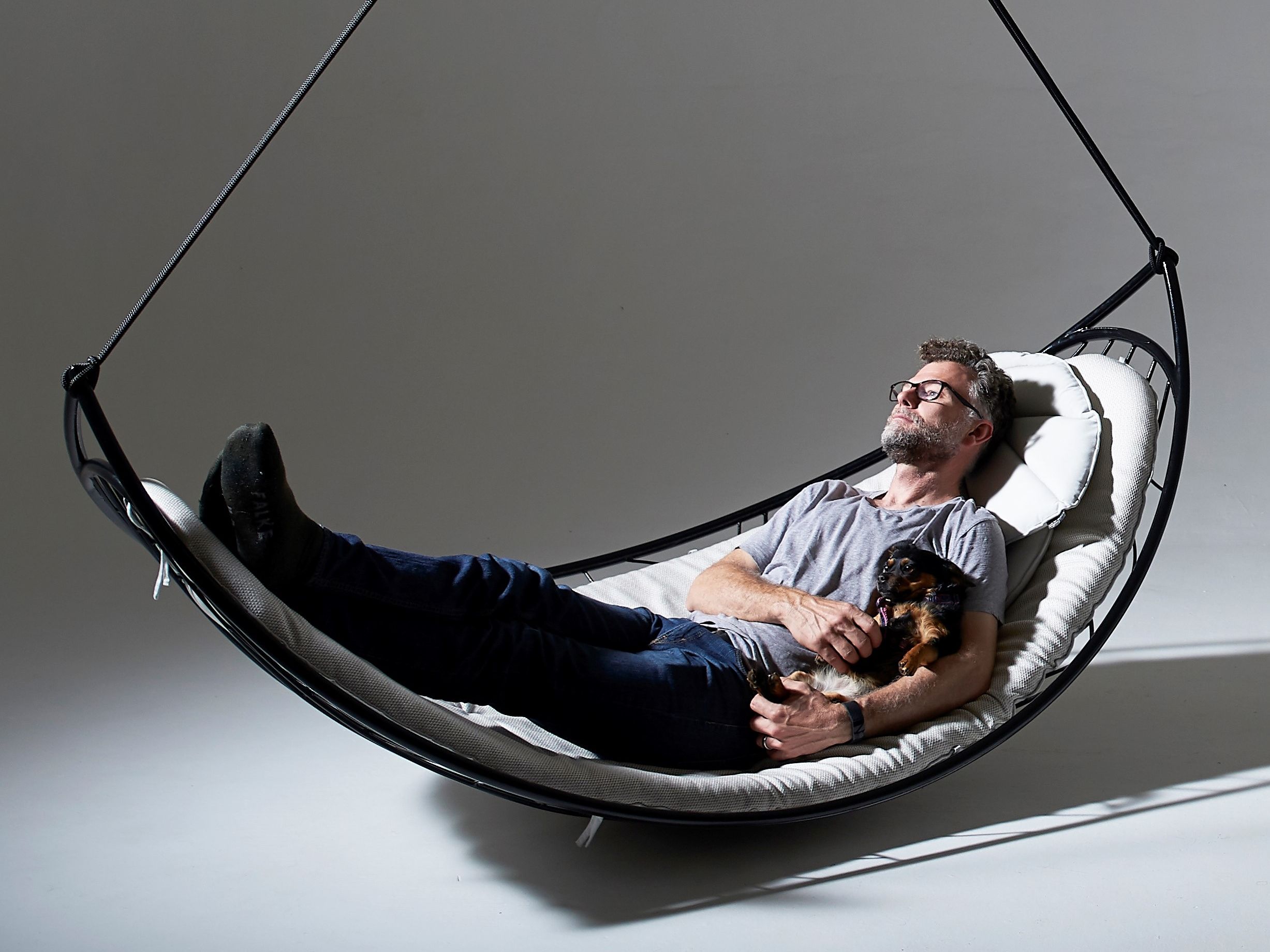 2-местный стальной гамак с порошковым покрытием Studio Stirling MELON ARCH-00124015 - Вид №14