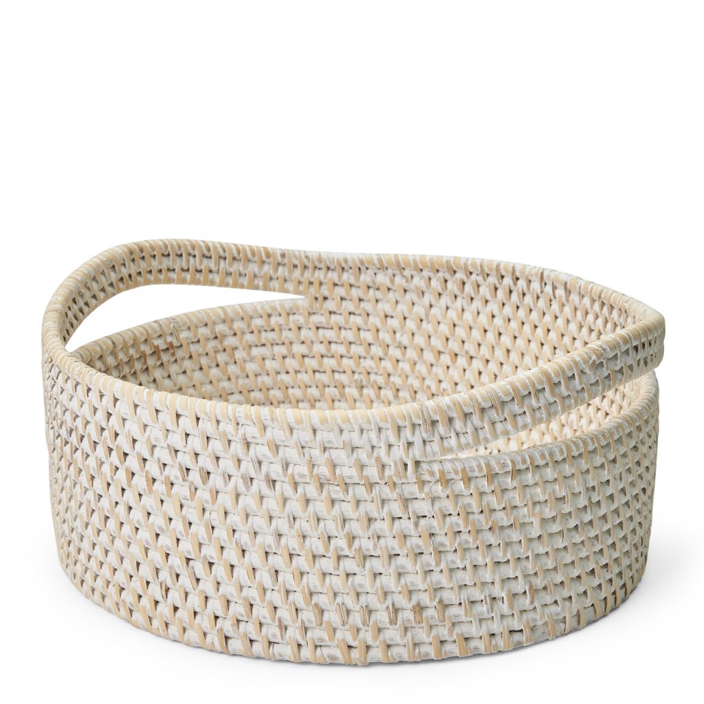 PLBA08 Маленькая круглая корзина для хранения Palm с ручками Waterworks