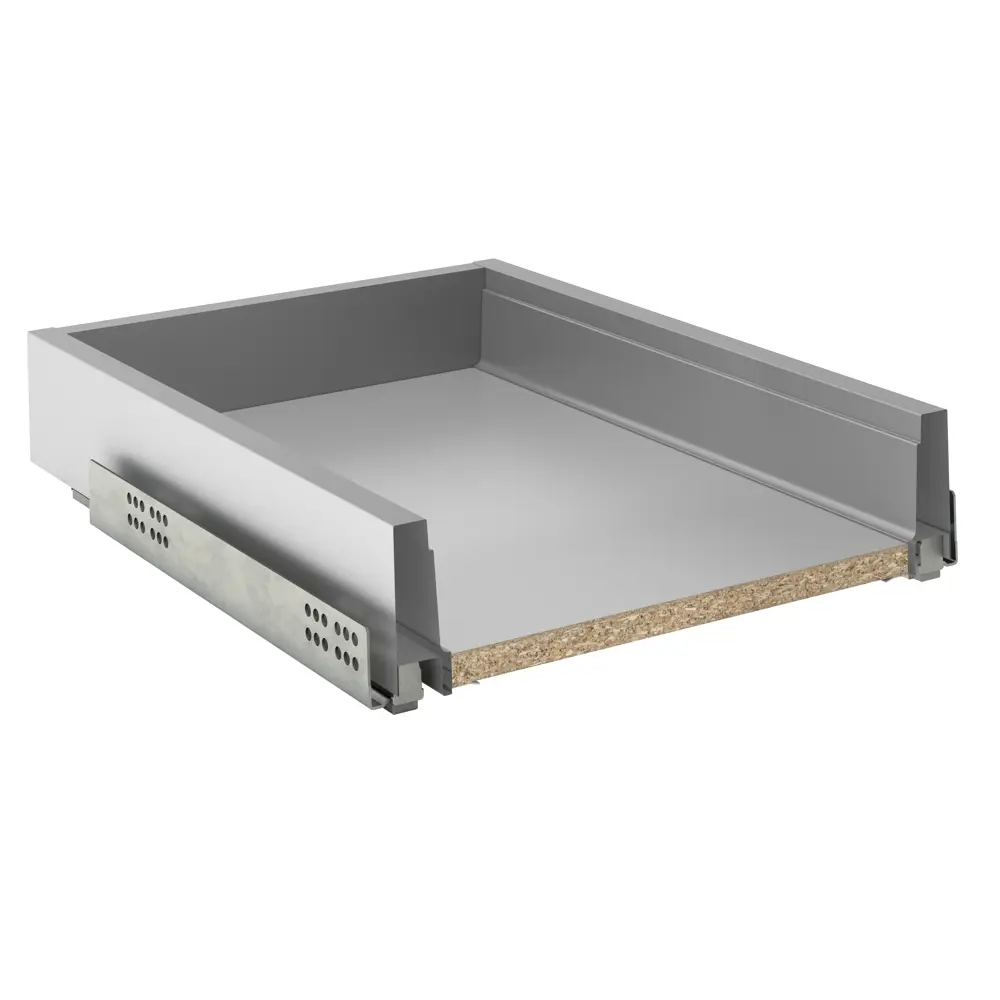 Ящик Delinia ID 36.8x9.4x48 см металл цвет серый Отсутствует STLM-2050044 - Вид №3