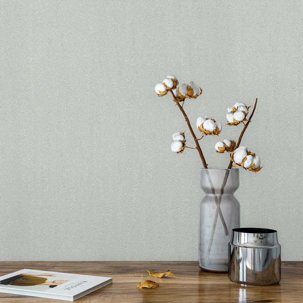 Обои флизелиновые Palitra Simple Structura темно-серые 1.06 м SP31176-41 STLM-2052459 - Вид №3