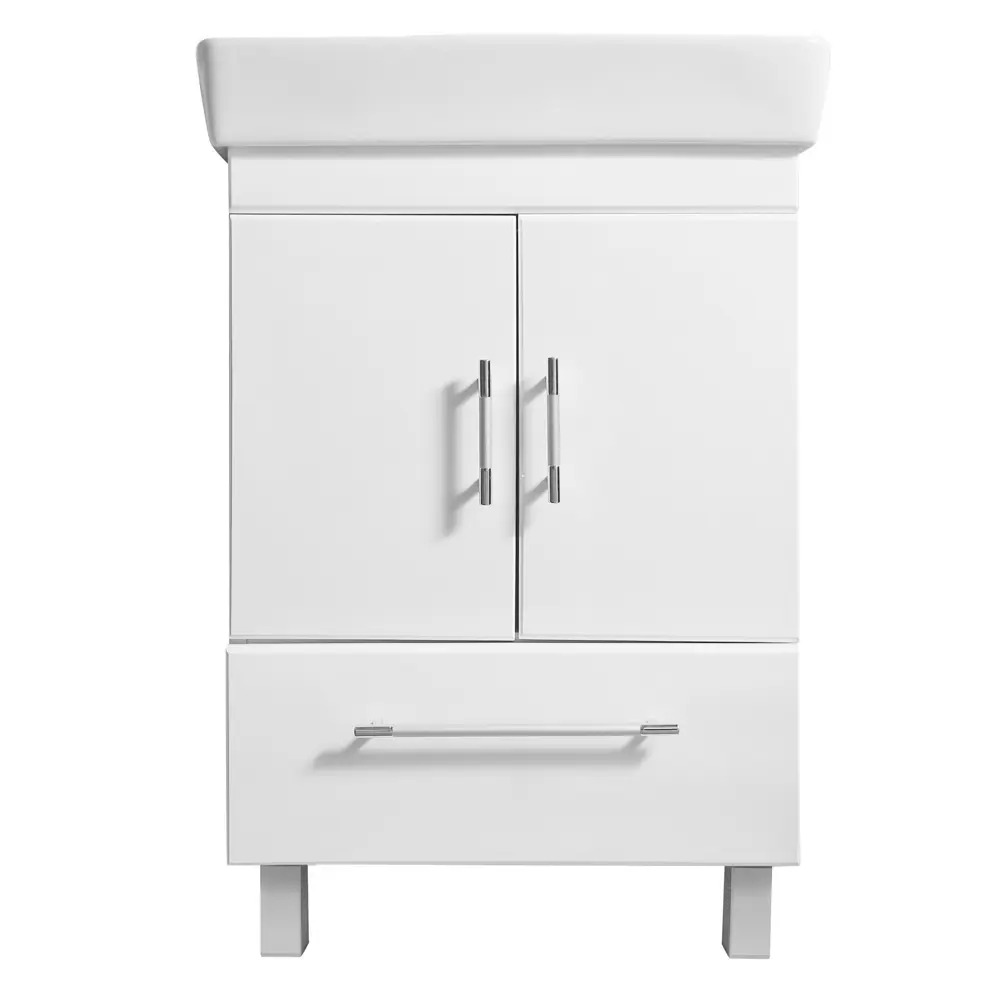 Тумба под раковину напольная «Eggo» 60 см цвет белый Santreyd STLM-2162962