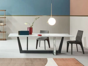 Bonaldo Прямоугольный керамический стол Art