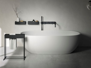 Овальная ванна в Korakril™ Ice White