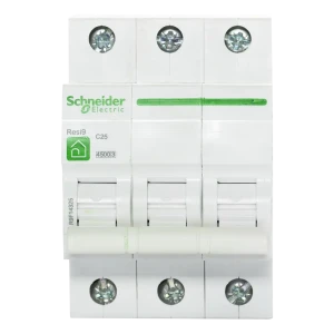 Выключатель автоматический Schneider Electric Resi9 3 полюса 25 A