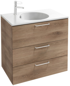 EB2532-R6-N14 Тумба под столешницу 80 см, 3 ящика, белая ручка JACOB DELAFON ODÉON RIVE GAUCHE