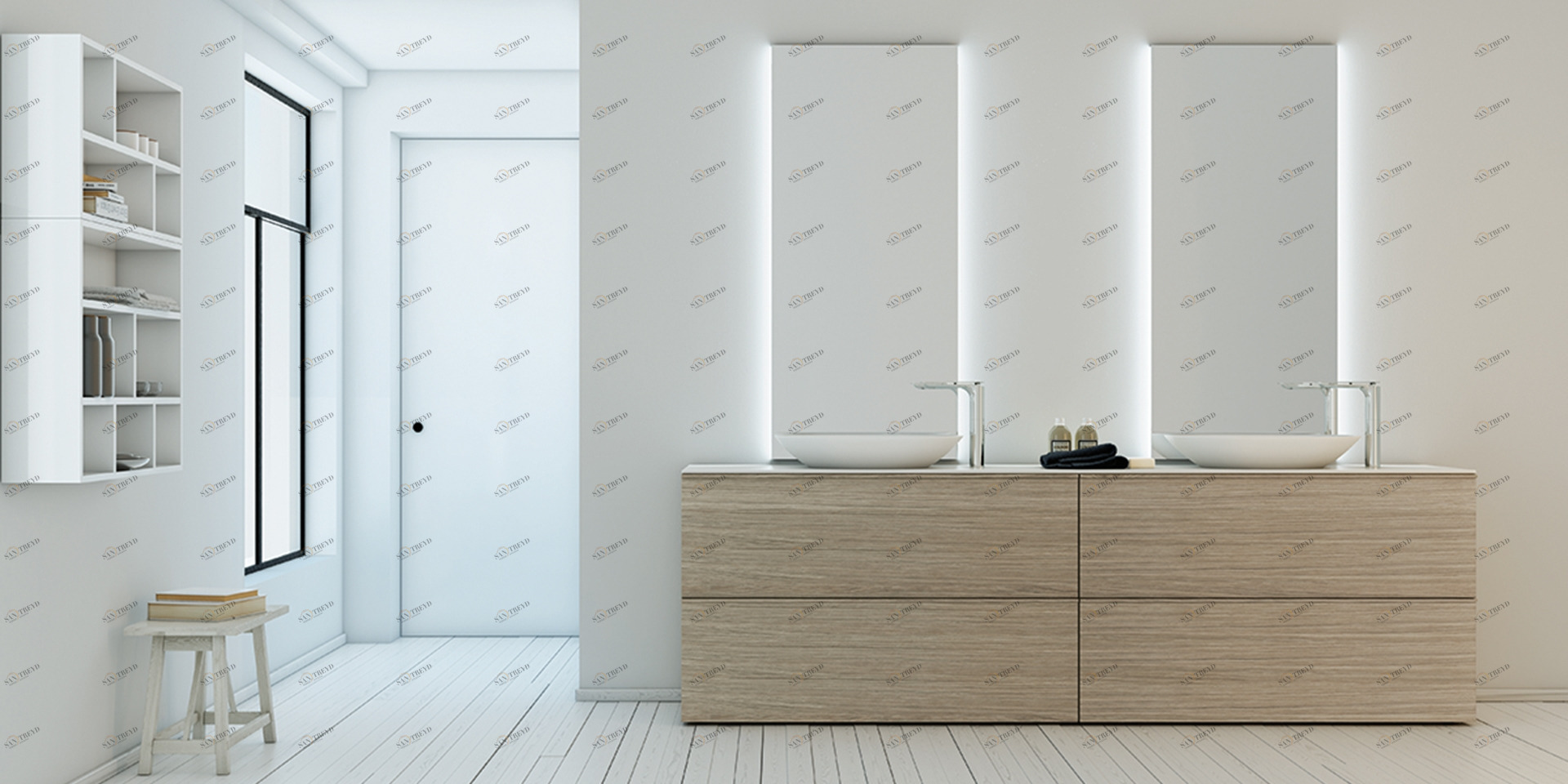 Модуль с 2 ящиками ST831 Inbani Strato