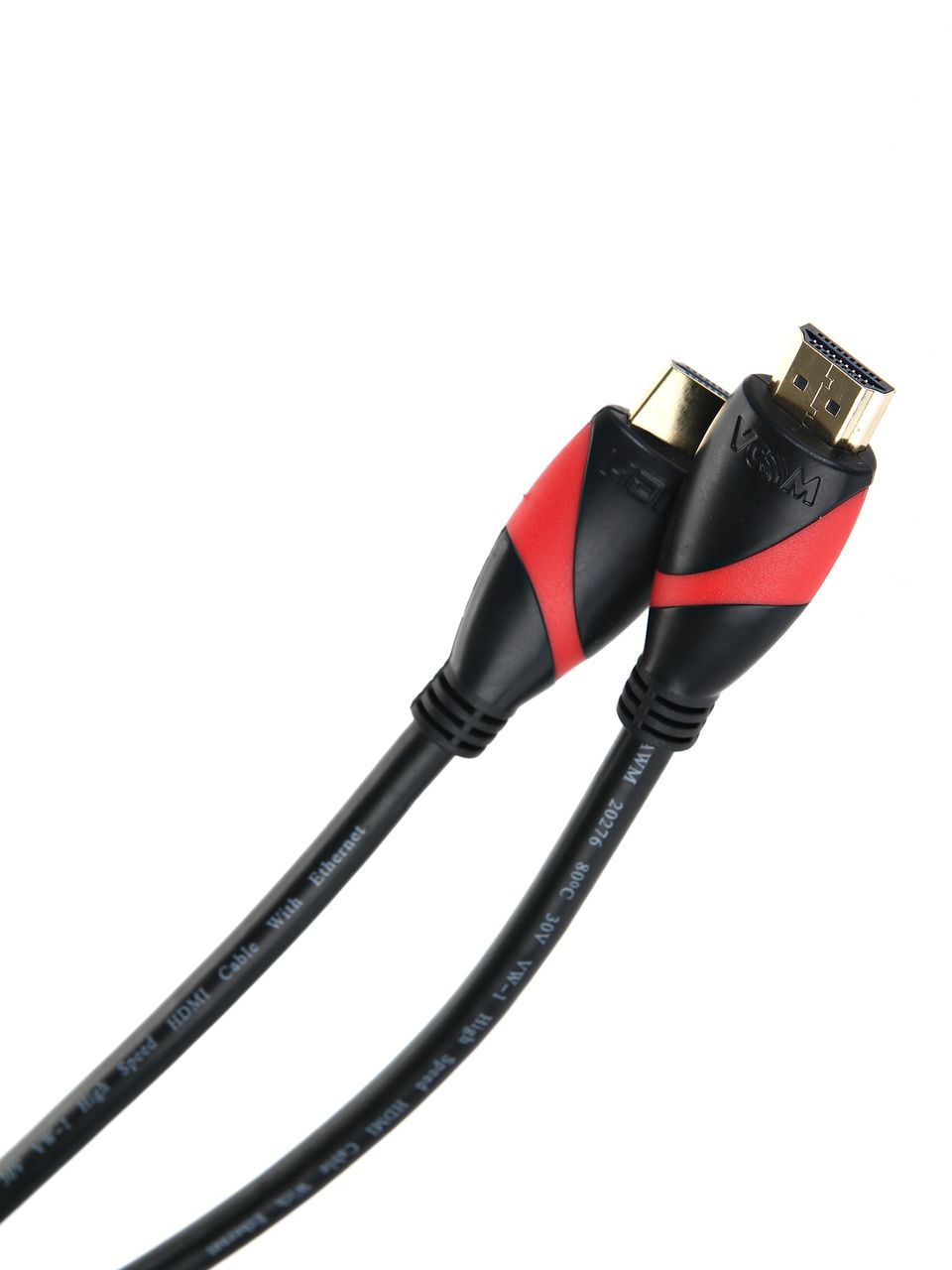 CG525-R-1.8 Кабель hdmi 19m/m ver. 2.0 black red, 1.8m <> VCOM Santreyd  - Вид №1