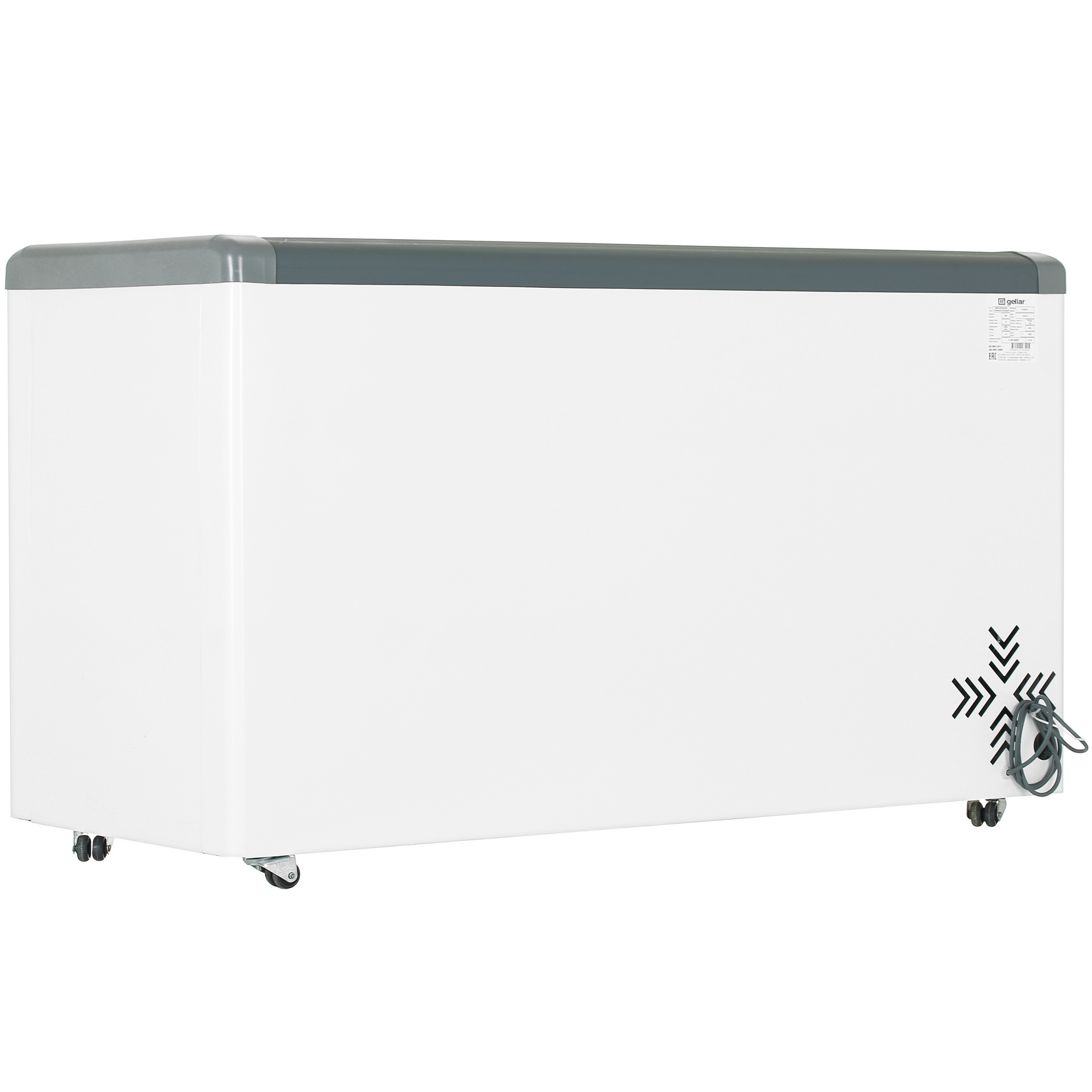 1229581 Морозильный ларь Frostor Gellar FG 500 C белый, серый STDN-0004742 - Вид №3