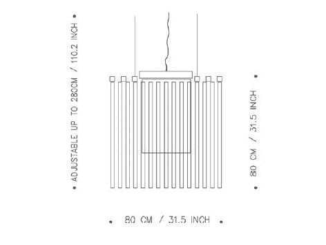 Стеклянная галогенная подвесная лампа Quasar Alistair ARCH-00126429 - Вид №2