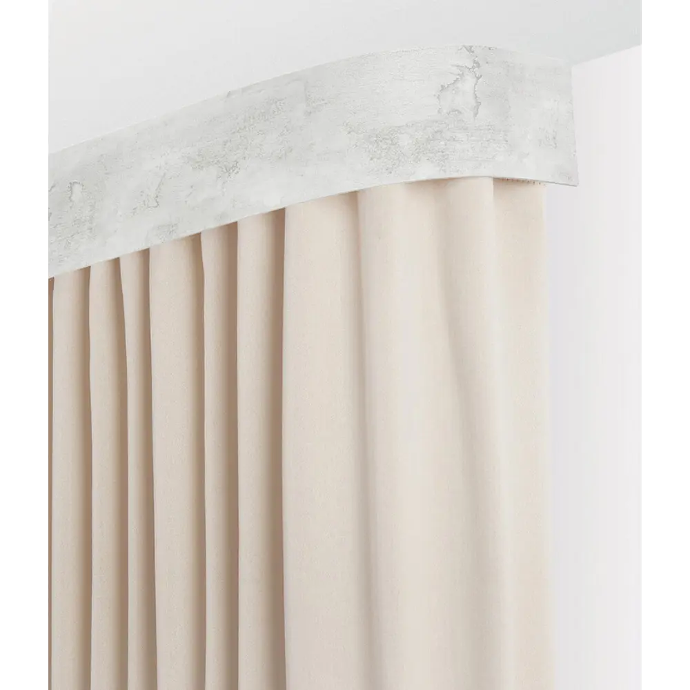 Карниз трехрядный Стоун 240 см пластик цвет бетон DOMLEGRAND STLM-2104959 - Вид №2