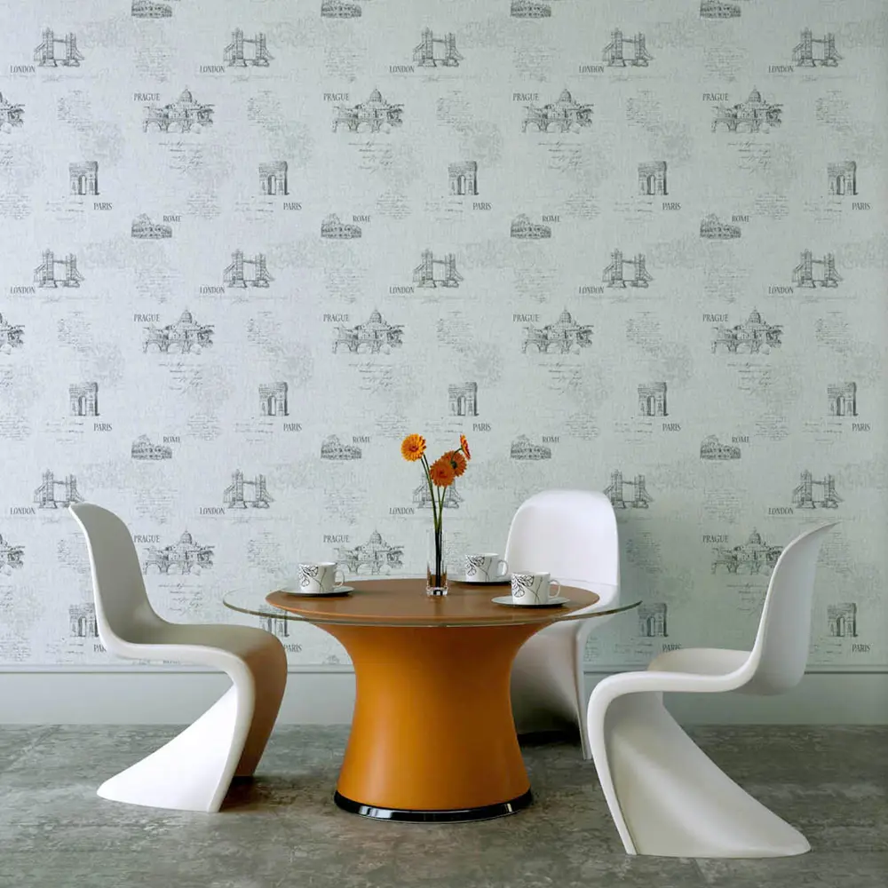 Обои бумажные Вояж серые 0.53 м С1-МО Santreyd STLM-2208319 - Вид №2