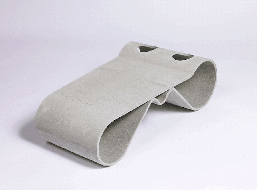 Бетонный низкий садовый столик SWISSPEARL дизайн ARCH-00130895