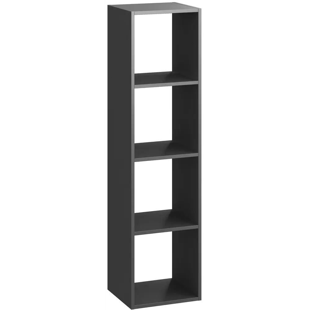 Стеллаж SPACEO KUB 4К, 36х139х31,7 см, цвет графит STLM-2063131 - Вид №1
