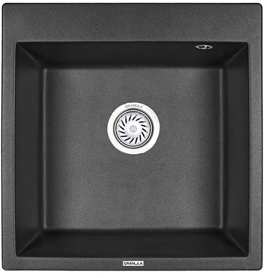 5102, ЧЁРНЫЙ, кухонная мойка, кварц