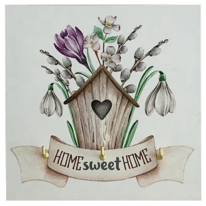 Ключница Sweet Home цвет белый 12x12 см 82748396 STLM-2021643