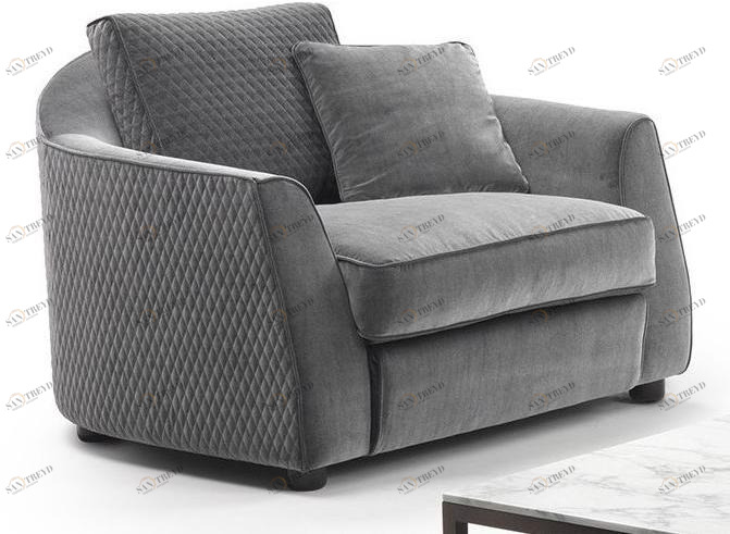 Marelli Кресло в набуке с подлокотниками Roger sun-id-1487616