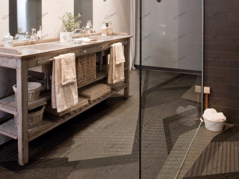 Inkiostro Bianco Обои для пола с геометрическим эффектом камня Collection 2014 sun-id-1402485