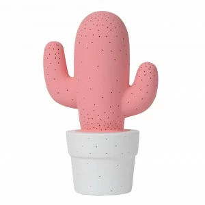 Настольная лампа Lucide Cactus 13513/01/66 LUCIDE ИНТЕРЬЕРНЫЕ 110837 Белый;розовый
