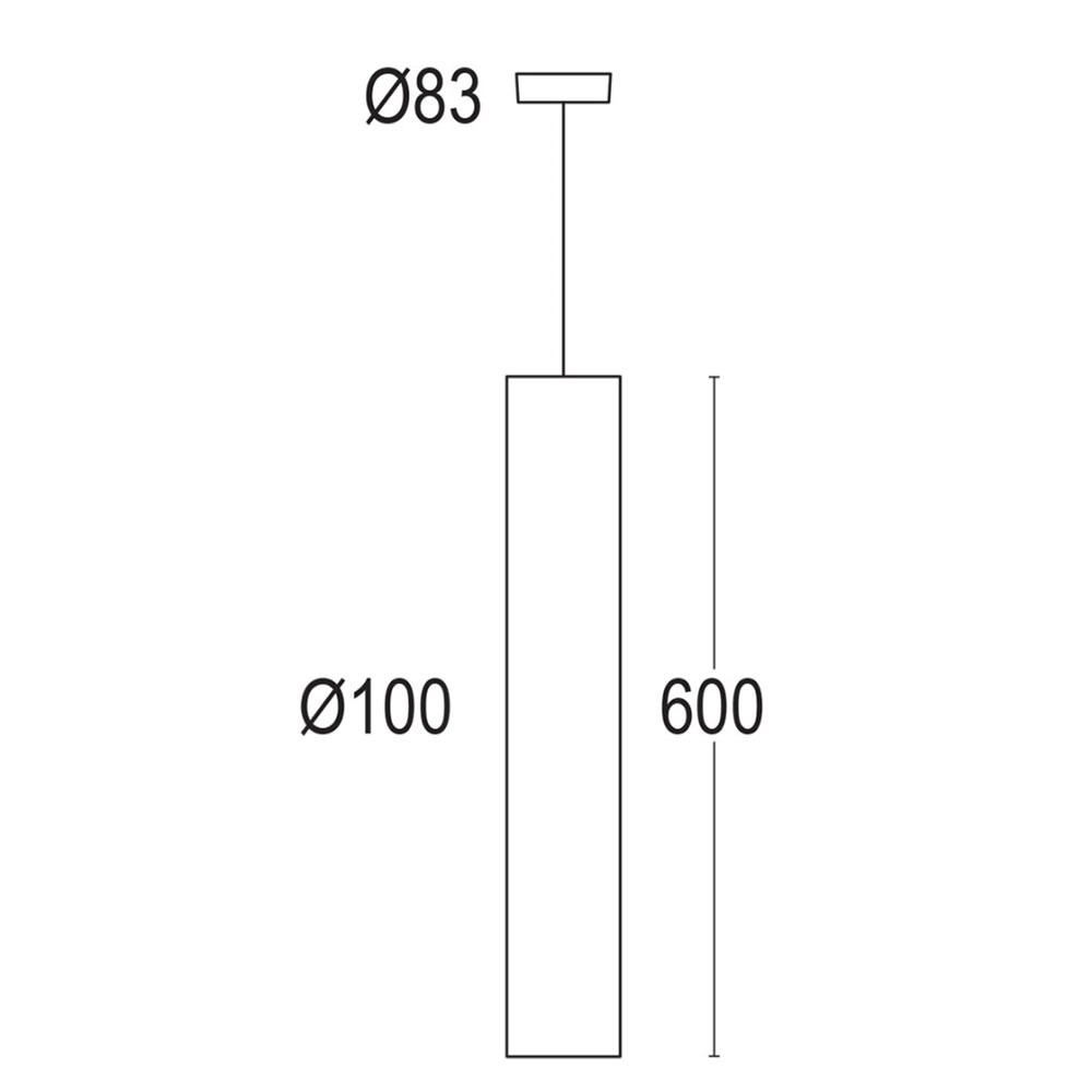 Stelo 2S 600 Ghidini Stelo S .01 Белый (Матовый)  - Вид №4