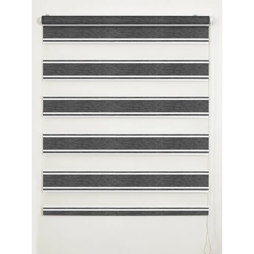 Штора рулонная день-ночь Дэли 140x175 см серая MIAMOZA STLM-2169198