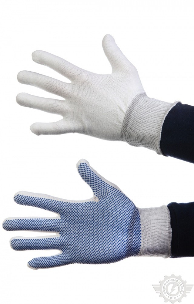 5042663 Перчатки нейлоновые с ПВХ  Средства защиты рук  размер 9 Спецодежда 