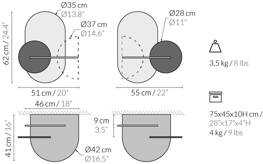 Woodendot Подвесная тумбочка из дерева sun-id-1368429 - Вид №2