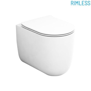 MIL110307 Приставной унитаз напольный Коричневый Olympia Ceramica Milady Италия