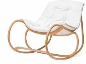 TON Кресло-качалка в коже