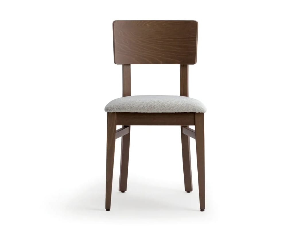 Стул из бука с мягким сиденьем Palma ARCH-00097694