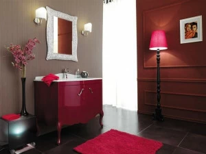 LEGNOBAGNO Лаковая тумба под умывальник с дверцами Narciso