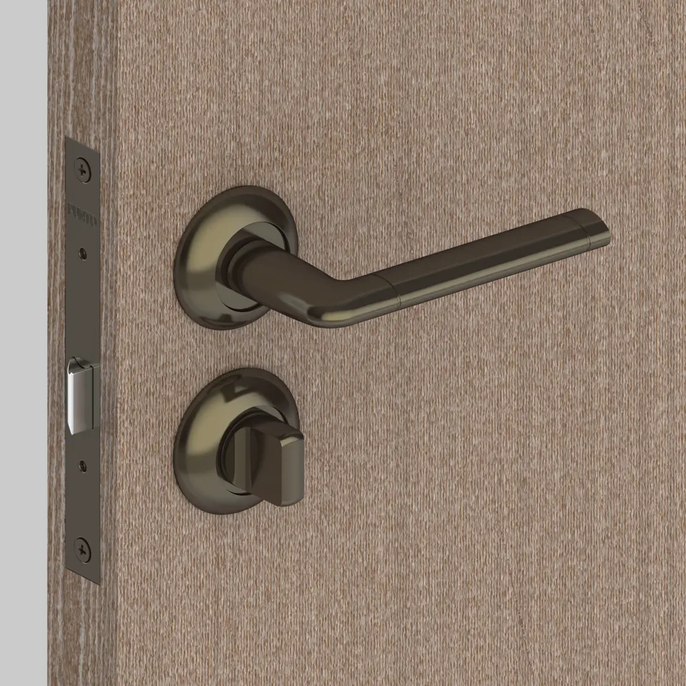 Комплект дверных ручек Set72/A Rex TL, цвет бронза FUARO STLM-2059957 - Вид №6