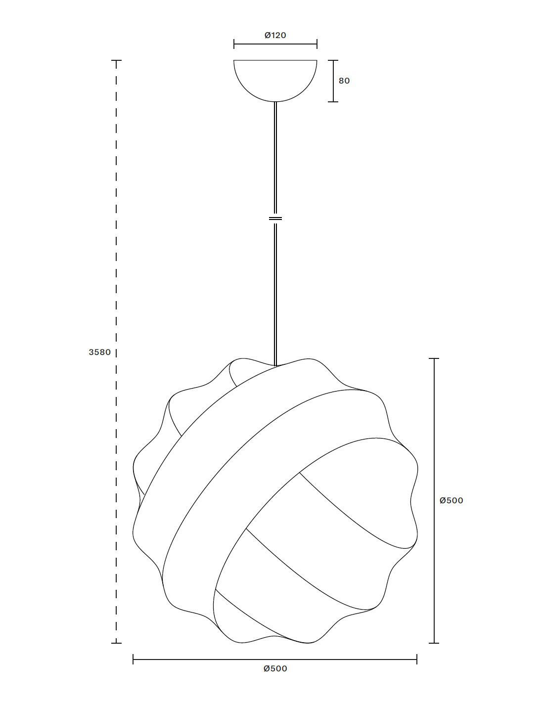 Cocoon смола подвесной светильник Pholc Turner ARCH-00065684 - Вид №5