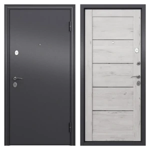 Дверь входная металлическая Ронда 860 мм правая цвет брио тоскано