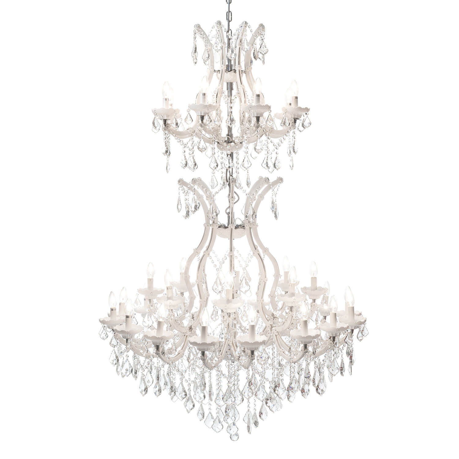 500303-19 ABHIKA ЛАМПЫ ПЛАМЕНИ2 32 WHITE/SILVER 