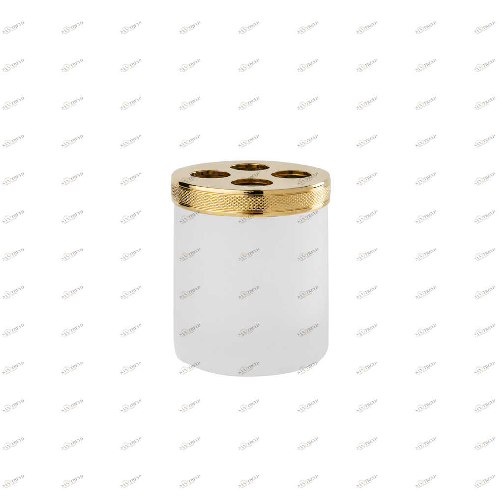 FS07C-620 FS07C-620 Стакан для зубной щетки ТОЛБОЧНЫЙ САТИН Cristal & Bronze SATINÉ CISELÉ 